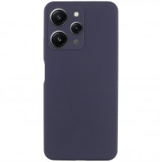 Чохол Silicone Cover Lakshmi Full Camera (AAA) для Xiaomi Redmi 12 Темно-синій / Midnight blue