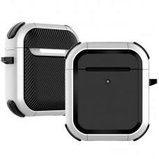 Футляр протиударний Black ed. для навушників Airpods 1/2 White