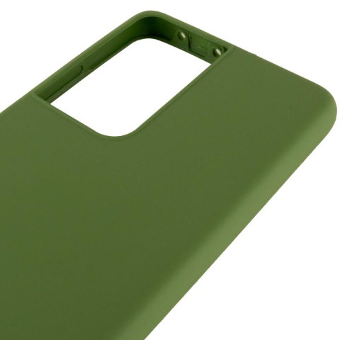 Чохол Silicone Cover Ummi Lakshmi (AA) для Samsung Galaxy S21 Ultra Зелений / Dark green