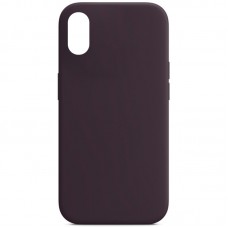 Чохол Silicone Case Full Protective (AA) NO LOGO для Apple iPhone XS Max (6.5") Фіолетовий / Elderberry