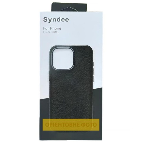 Чохол Syndee with MagSafe для Apple iPhone 12 Pro Max (6.7") Black / Black