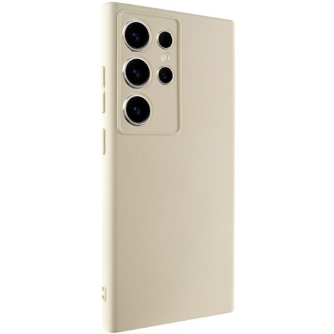Чохол TPU GETMAN Liquid Silk Full Camera для Samsung Galaxy S24 Ultra Пісочний / Sand