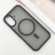 TPU+PC чохол Metal Buttons with MagSafe для Apple iPhone 16 (6.1") Чорний