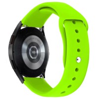Силіконовий ремінець Sport для Smart Watch 20mm Салатовий / Neon green
