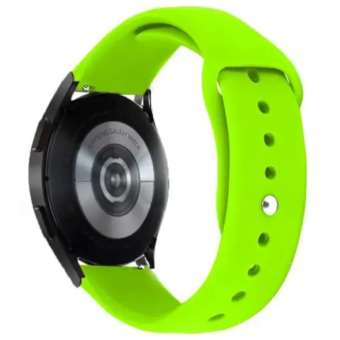 Силіконовий ремінець Sport для Smart Watch 20mm Салатовий / Neon green