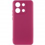 Чохол Silicone Cover Lakshmi Full Camera (A) для Xiaomi Redmi Note 13 Pro 4G / Poco M6 Pro 4G Бордовий / Marsala