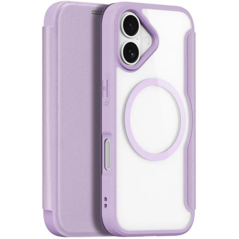 Чохол-книжка Dux Ducis Skin X Pro with MagSafe для Apple iPhone 17 (6.3") Purple Pink