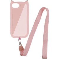 Чохол TPU GETMAN Cat with straps для Apple iPhone 16e (6.1") Pink