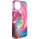 Шкіряний чохол Colour Splash для Apple iPhone 11 Pro (5.8") Pink / Blue