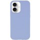 Чохол Silicone Case Full Protective (AA) NO LOGO для Apple iPhone 16 Plus (6.7") Блакитний / Lilac Blue