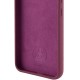 Чохол Silicone Cover Lakshmi Full Camera (AAA) with Logo для Xiaomi Redmi 12 Бордовий / Plum