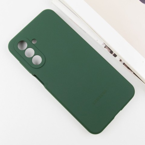 Чохол Silicone Cover Lakshmi Full Camera (AAA) with Logo для Samsung Galaxy A26 5G Зелений / Cyprus Green