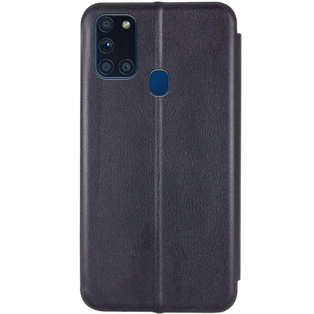 Шкіряний чохол-книжка Classy для Samsung Galaxy A21s Чорний