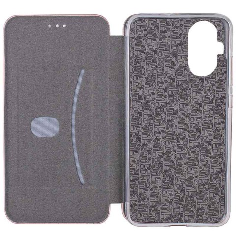 Шкіряний чохол-книжка Classy для Realme C55 Rose Gold