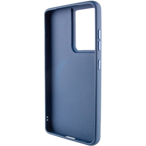 TPU чохол Bonbon Metal Style with MagSafe для Samsung Galaxy S24 Ultra Синій / Cosmos Blue