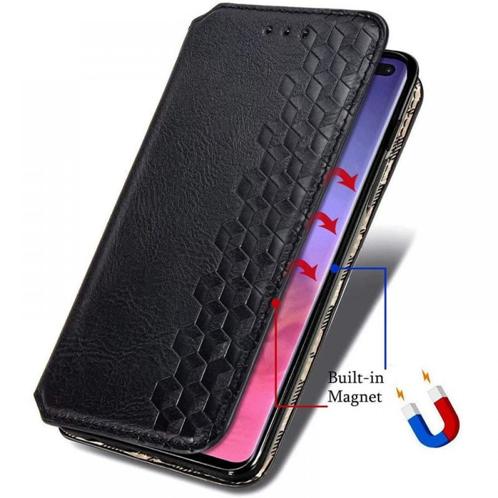 Шкіряний чохол книжка GETMAN Cubic (PU) для Samsung Galaxy A04 Чорний