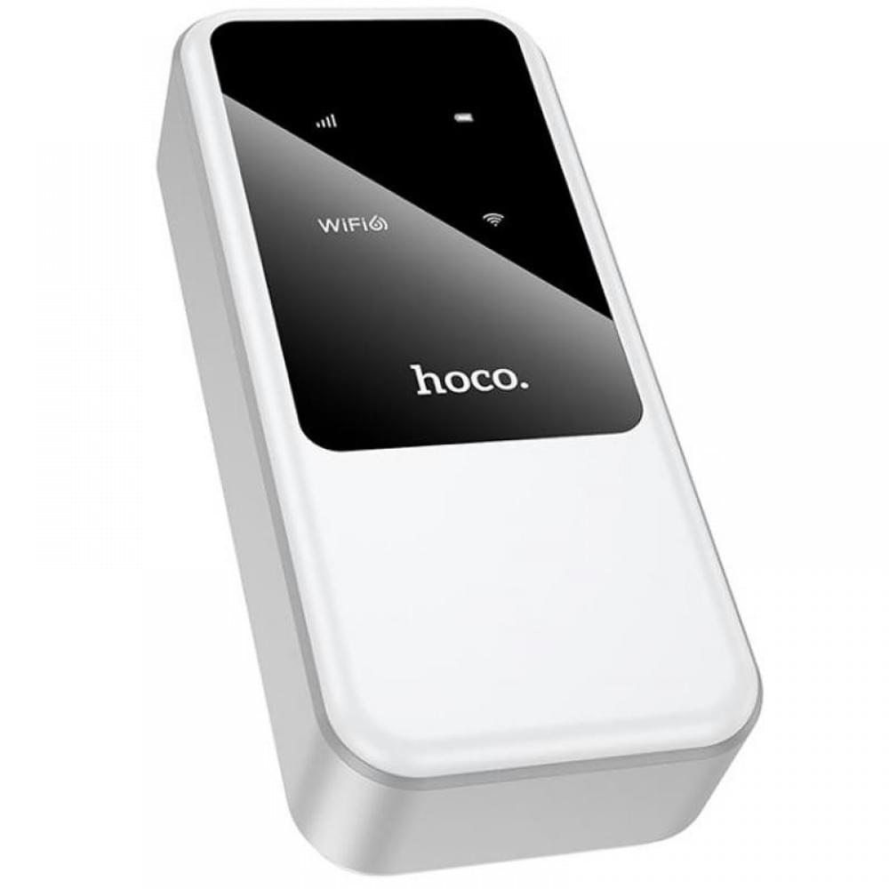 Портативний модем WiFi роутер Hoco HI42 150Mbps (Micro SIM) 2000 mAh White