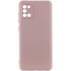 Чохол Silicone Cover Lakshmi Full Camera (AA) для Samsung Galaxy A31 Рожевий / Pink Sand