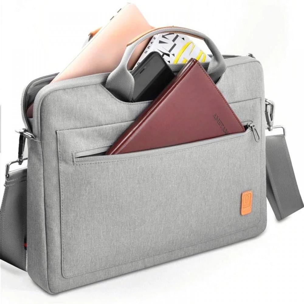 Сумка для ноутбуку WIWU Pioneer Shoulder Series 15.6" Сірий