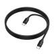 Дата кабель Hoco X115 Surpass Type-C to Type-C 60W (1m) Black
