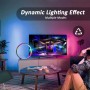 Настольная LED лампа RGB Intelligent circular atmosphere light Bluetooth USB with app