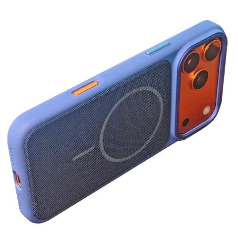 Чохол TPU TechWoven Hybrid with MagSafe для Apple iPhone 15 Pro (6.1") Blue