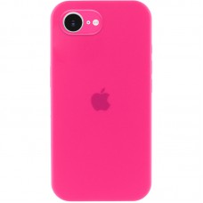 Чохол Silicone Case Full Camera Protective (AA) для Apple iPhone 16e (6.1") Рожевий / Barbie pink