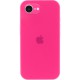 Чохол Silicone Case Full Camera Protective (AA) для Apple iPhone 16e (6.1") Рожевий / Barbie pink