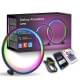 Настольная LED лампа RGB Intelligent circular atmosphere light Bluetooth USB with app
