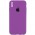 Чохол Silicone Case Square Full Camera Protective (AA) для Apple iPhone XS / X (5.8") Фіолетовий / Grape