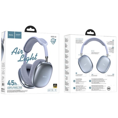 Накладні бездротові навушники Hoco W35 Air Triumph Blue
