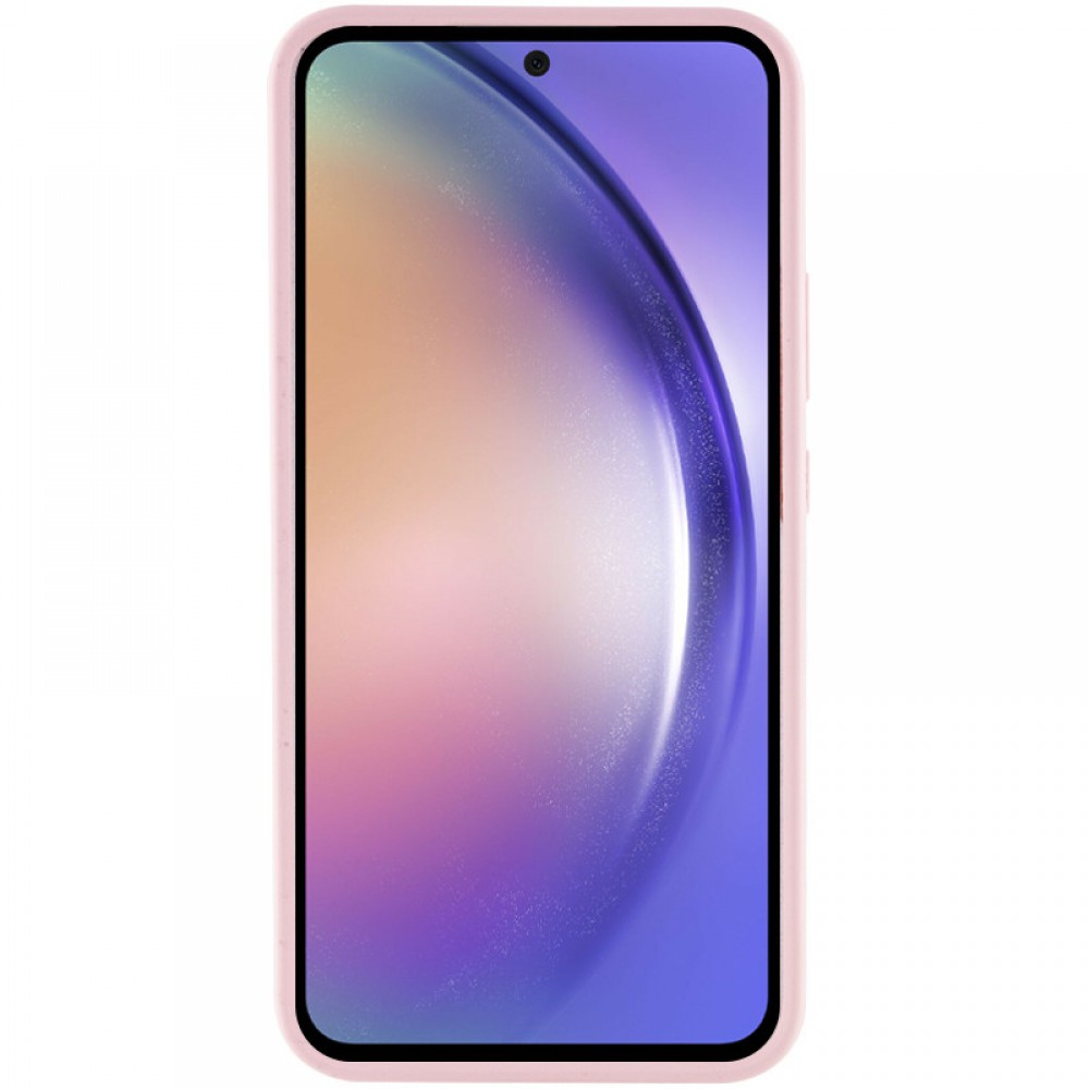 Чохол Silicone Cover Lakshmi Full Camera (AAA) для Samsung Galaxy A54 5G Рожевий / Pink Sand