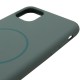 Чохол Silicone Case Full Protective (AA) with MagSafe для Apple iPhone 11 Pro Max (6.5") Зелений / Pine green