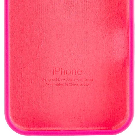 Чохол Silicone Case Full Protective (AA) для Apple iPhone 16e / 17e (6.1") Рожевий / Barbie pink