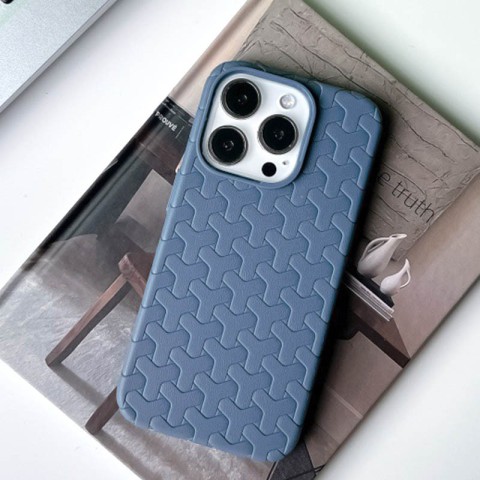 Чохол TPU Weaving для Apple iPhone 16 Pro Max (6.9") Blue