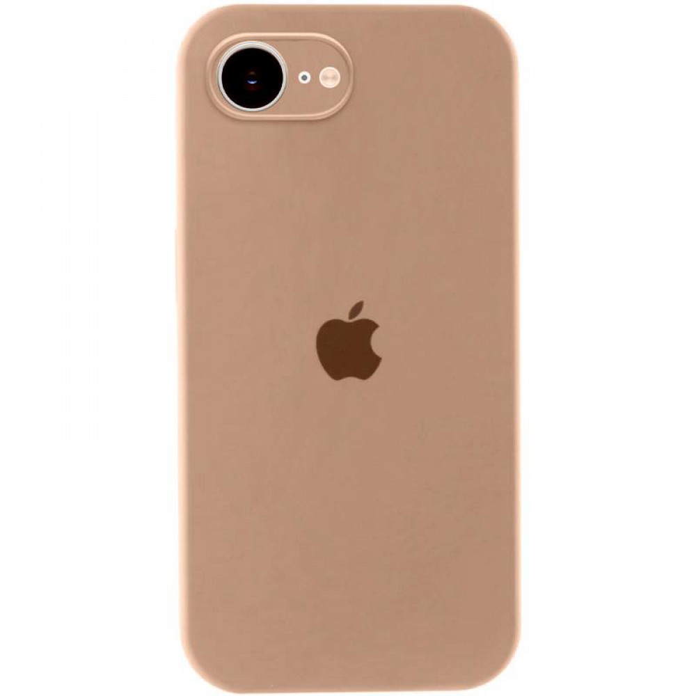 Чохол Silicone Case Full Camera Protective (AA) для Apple iPhone 16e (6.1") Бежевий / Desert Gold