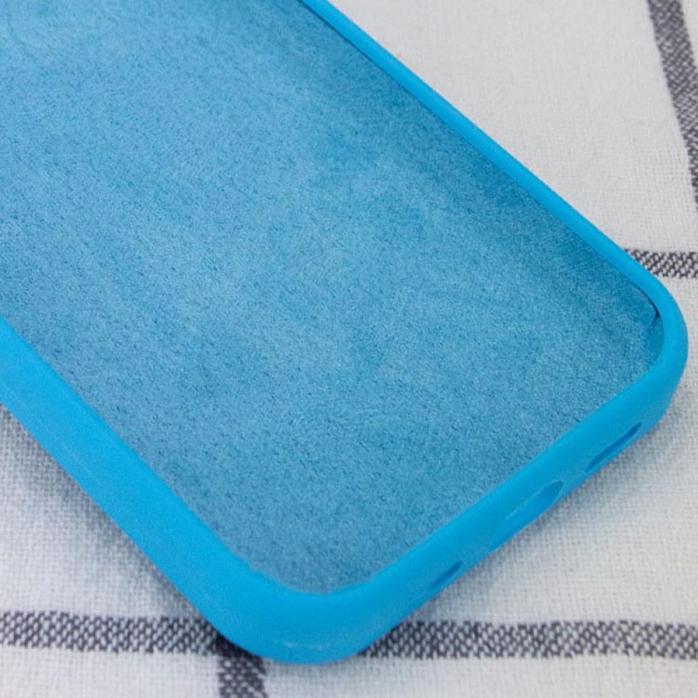 Чохол Silicone Case Full Protective (AA) NO LOGO для Apple iPhone 13 mini (5.4") Блакитний / Blue