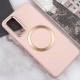 TPU чохол Bonbon Metal Style with MagSafe для Samsung Galaxy S24 Рожевий / Light Pink