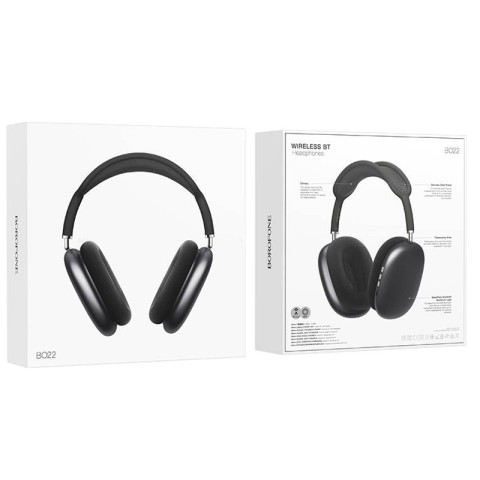 Накладні бездротові навушники Borofone BO22 Elegant Space Gray