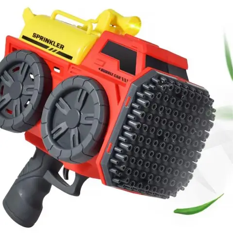 Пістолет з мильними бульбашками SHT KB1295 Truck на 139 отворів + 2xbottle 60ml Red