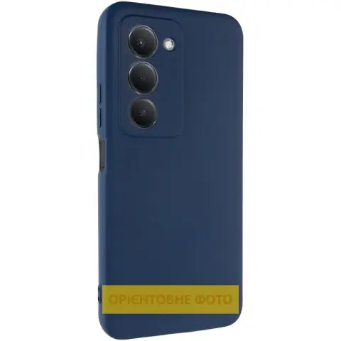 Чохол TPU GETMAN Liquid Silk Full Camera для Xiaomi Redmi 15 (Global) Синій / Midnight Blue
