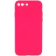 Чохол Silicone Case Square Full Camera Protective (AA) NOLOGO для Apple iPhone 7 plus/8 plus (5.5") Рожевий / Barbie pink