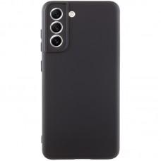 Чохол TPU GETMAN Liquid Silk Full Camera для Samsung Galaxy S21 Чорний / Black