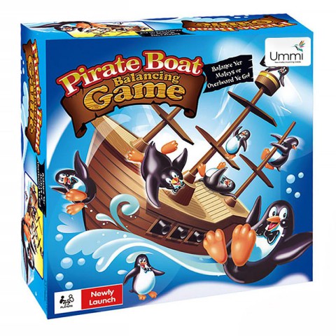 Настільна інтерактивна гра Ummi 707-61 Pirate Boat Balancing Game Brown