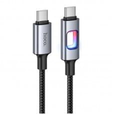 Дата кабель Hoco U144 New Type-C to Type-C 60W (1.2m) Black Дата кабель Hoco U144 New Type-C to Type-C 60W (1.2m) Black