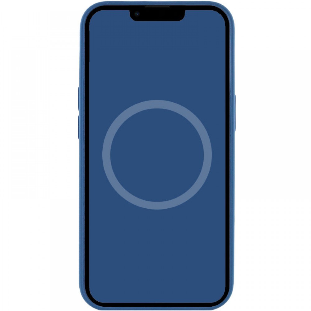 Чохол Silicone case (AAA) with Magsafe and Animation для Apple iPhone 13 Pro Max (6.7") Синій / Blue Jay