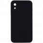 Silicone Case Square Full Camera Protective (AA) NOLOGO для Apple iPhone XR (6.1") Чорний / Black