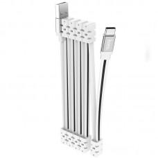 Дата кабель Hoco U103 Magnetic Absorption USB to Type-C (1m) White