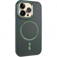 Шкіряний чохол SnapCase with MagSafe для Apple iPhone 15 Pro Max (6.7") Green