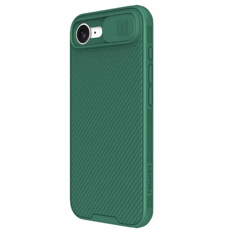 Карбонова накладка Nillkin CamShield Pro для Apple iPhone 16e (6.1") Deep Green